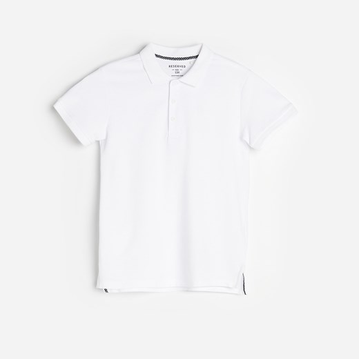 Reserved - Klasyczna koszulka polo - Biały Reserved 122 Reserved
