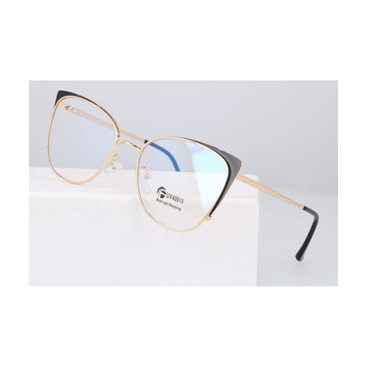 Okulary kocie do komputera damskie z filtrem BLUE Light zerówki 2585 ze sklepu Stylion w kategorii Okulary zerówki damskie - zdjęcie 112101640