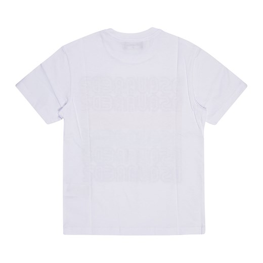 T-shirt chłopięce biały Dsquared2 