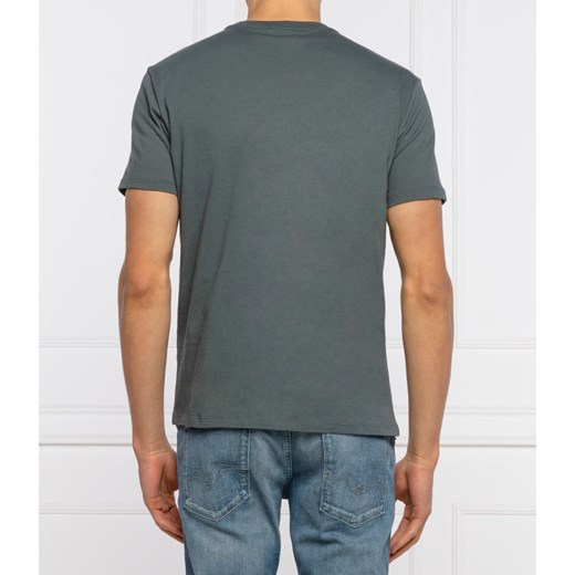 T-shirt męski Armani Exchange szary z krótkim rękawem 