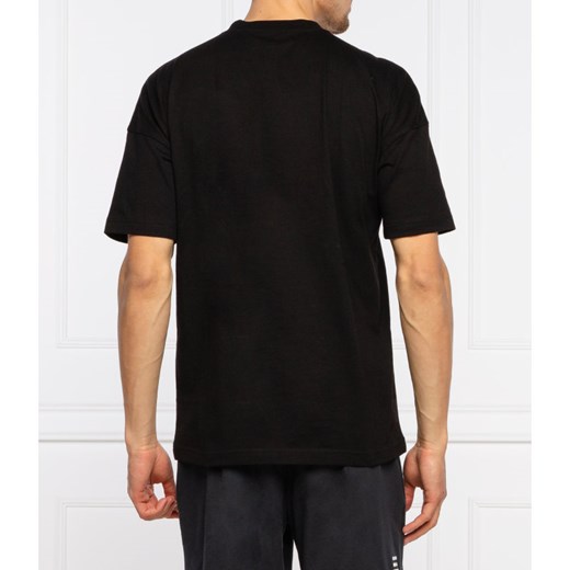 Emporio Armani t-shirt męski z bawełny na lato z krótkimi rękawami 