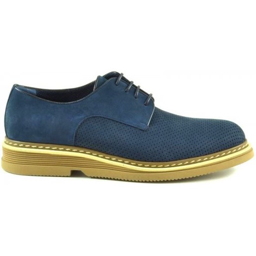 a.testoni - A.testoni                        Mężczyzna Lace Ups Shoes - WH7_GLX-6829610_Blu - Niebieski A.testoni 42 Italian Collection