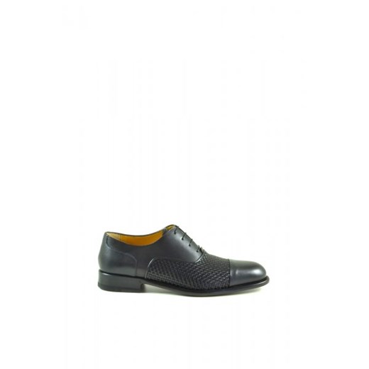a.testoni - A.testoni                        Mężczyzna Lace Ups Shoes - WH7_GLX-682979_Nero - Czarny A.testoni 43 Italian Collection