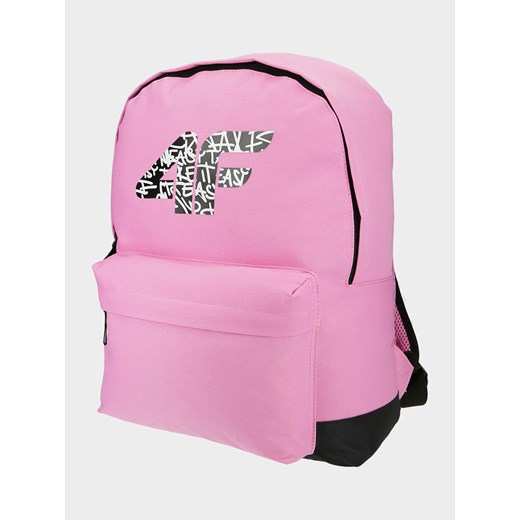Plecak miejski dziewczęcy JPCD201 - różowy Uniwersalny wyprzedaż 4F