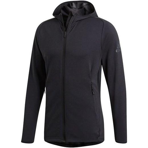 Bluza męska FreeLift Climacool Hoodie Adidas (carbon/black) S okazyjna cena SPORT-SHOP.pl