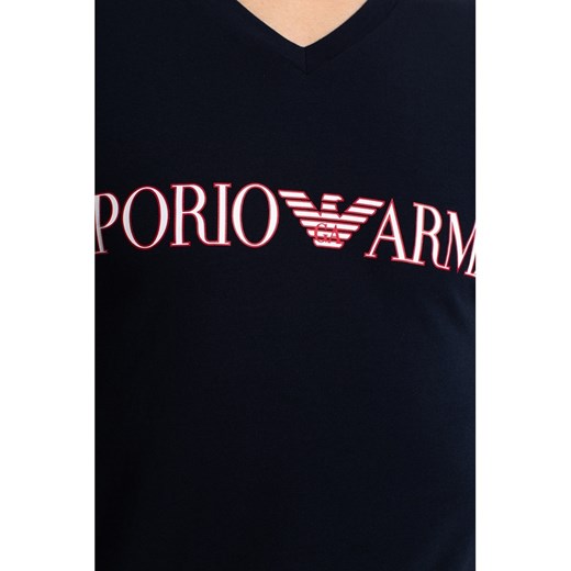 T-shirt męski Emporio Armani młodzieżowy z krótkim rękawem 