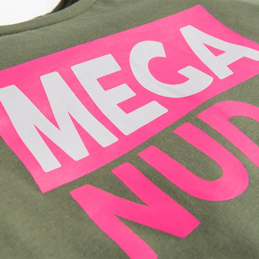 Cool Club, T-shirt dziewczęcy, khaki, Mega Nuda Cool Club 110 smyk