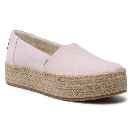 Espadryle TOMS - Valencia 10016302 Peony Canvas Toms 40 eobuwie.pl