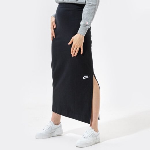 Spódnica czarna Nike maxi 