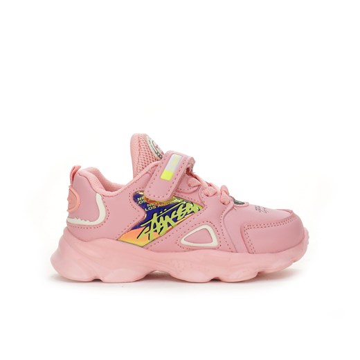 Buty sportowe dziecięce różowe Clibee na rzepy 