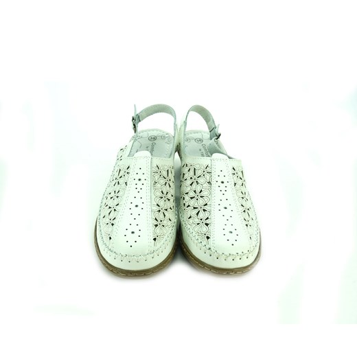 T.sokolski sandały damskie z klamrą casualowe zielone 