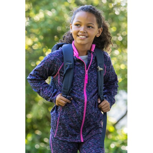 Kayleigh Stripe – dziewczęca bluza z kapturem Mountain Warehouse 9-10 wyprzedaż Mountain Warehouse