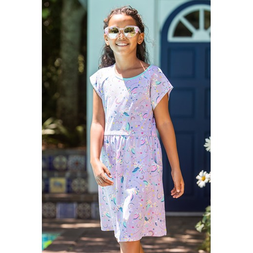 Penelope Organic - sukienka dziecięca Mountain Warehouse 7-8 promocja Mountain Warehouse