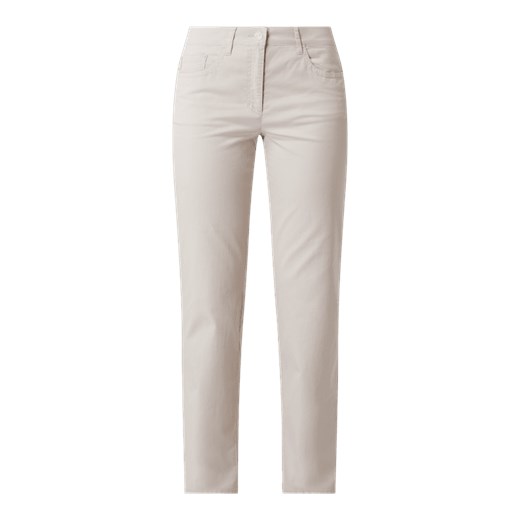 Spodnie o kroju comfort fit z dodatkiem streczu model ‘Greta’ Zerres 36S okazyjna cena Peek&Cloppenburg 