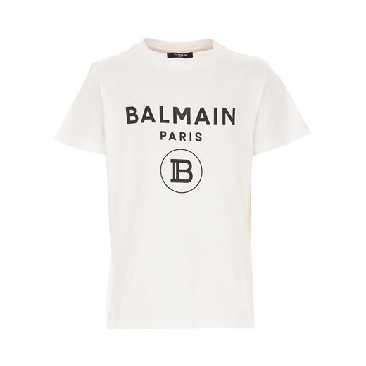 T-shirt chłopięce BALMAIN biały 