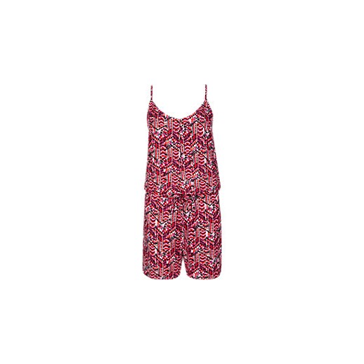 Aztec Print Playsuit  marks-and-spencer fioletowy nadruki