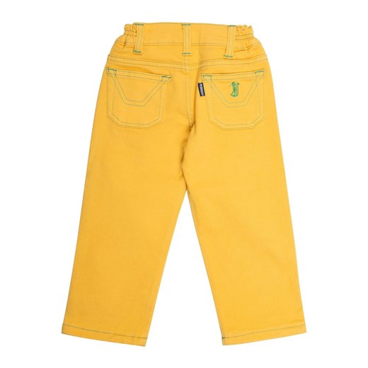 Odzież dla niemowląt żółta Jeckerson jeansowa 