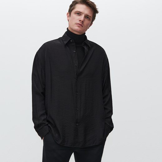 Reserved - Gładka koszula comfort fit - Czarny Reserved S wyprzedaż Reserved