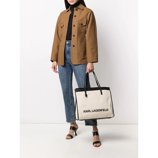 Shopper bag Karl Lagerfeld mieszcząca a6 matowa 