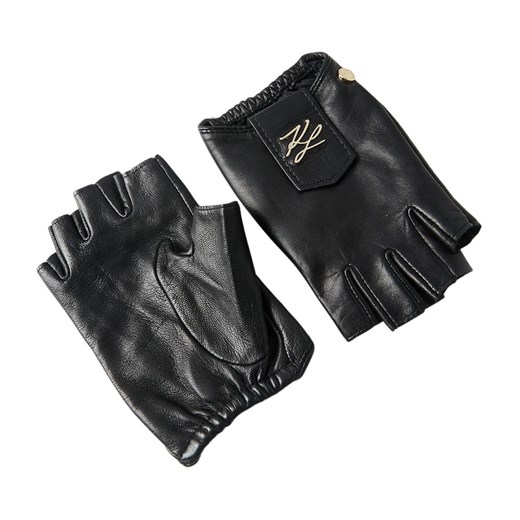 Karl Lagerfeld rękawiczki czarne 