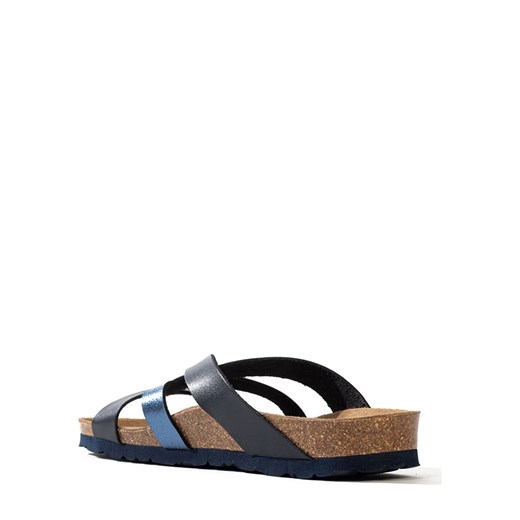 Sunbay klapki damskie czarne bez zapięcia casual płaskie na lato