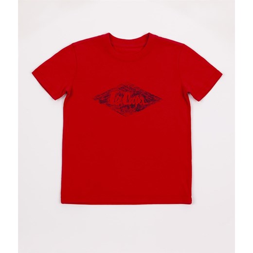 T-shirt chłopięcy z nadrukiem DZ ALI 4376 RED Lee Cooper 128-134 Lee Cooper