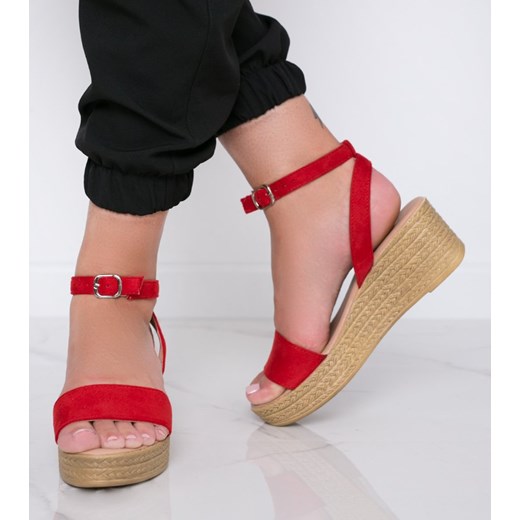 Espadryle damskie letnie z klamrą