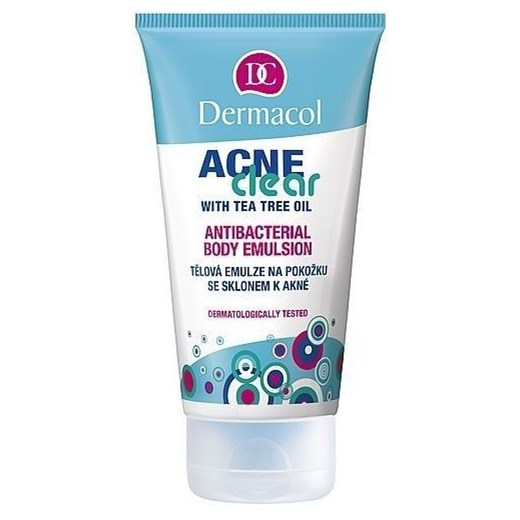 Dermacol AcneClear Antibacterial Body Emulsion 150ml W Balsam perfumy-perfumeria-pl niebieski balsamy