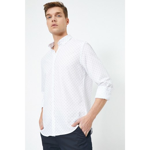 Koton One Pocket Long Sleeve Patterned Shirt Koton S Factcool