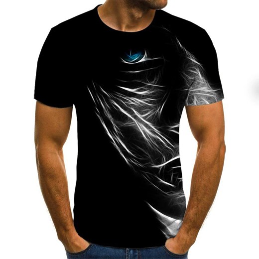 Koszulka męska t-shirt graficzny 3D Blue Eye S Super-store