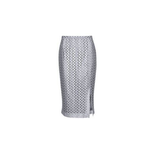 Lace Pencil Skirt  marks-and-spencer bialy spódnica