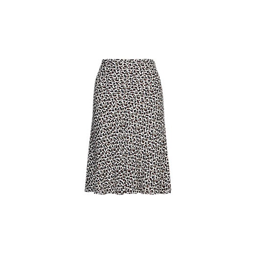 Ditsy Floral Crêpe Mini Skirt  marks-and-spencer szary kwiatowy