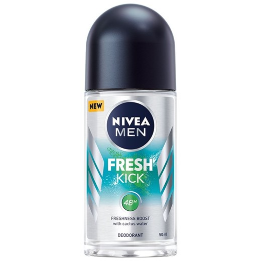 Nivea Men, Fresh Kick, dezodorant roll-on, 50 ml Nivea promocja smyk