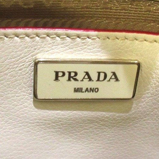 Prada shopper bag na ramię beżowa matowa duża