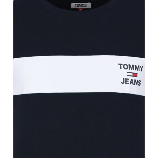 T-Shirt koszulka Tommy Jeans Chest Stripe Navy Tommy Jeans L okazja zantalo.pl