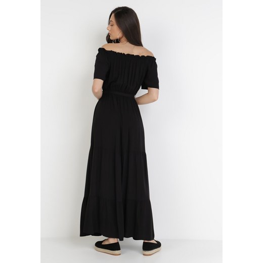 Czarna Sukienka Kissorise L/XL Born2be Odzież