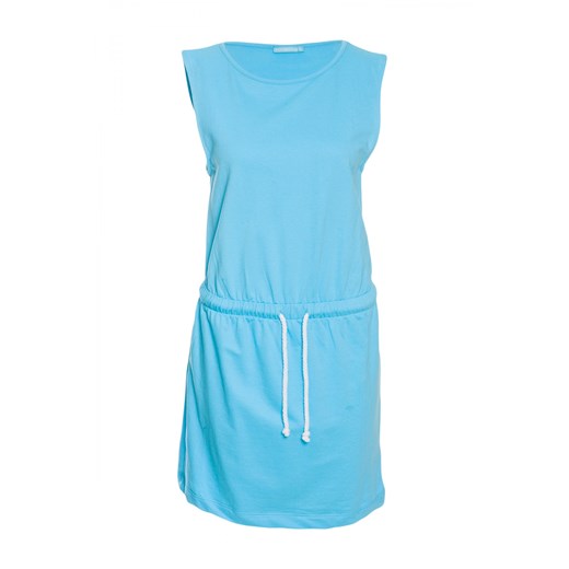 Sleeveless dress with cut-out terranova niebieski 