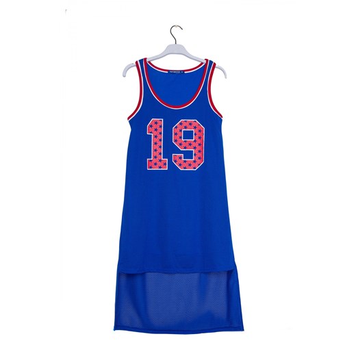 Basketball-style dress terranova niebieski stylowe