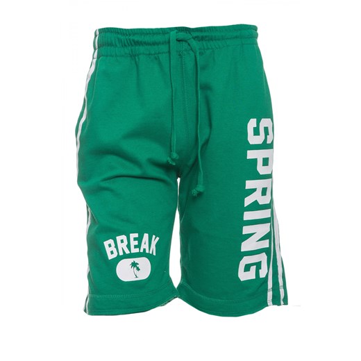Print Bermuda shorts terranova zielony nadruki