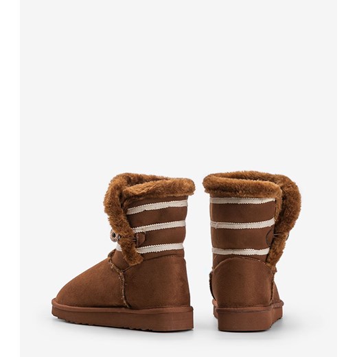 Śniegowce damskie casual płaskie 