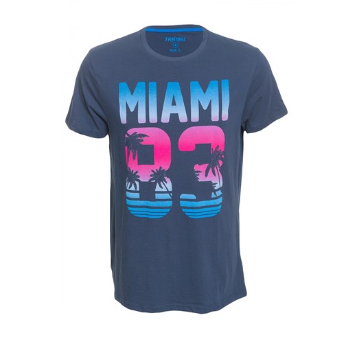 Miami t-shirt terranova niebieski szorty