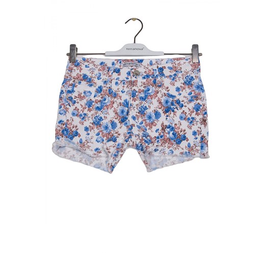 Print shorts terranova niebieski kwiatowy