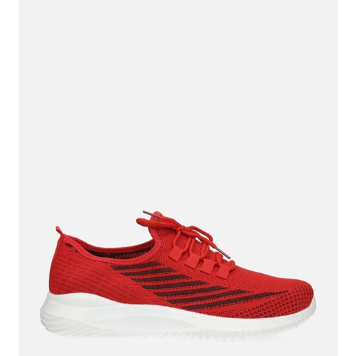 Czerwone buty sportowe sznurowane Casu H1913-3 Casu 40 promocyjna cena Casu.pl