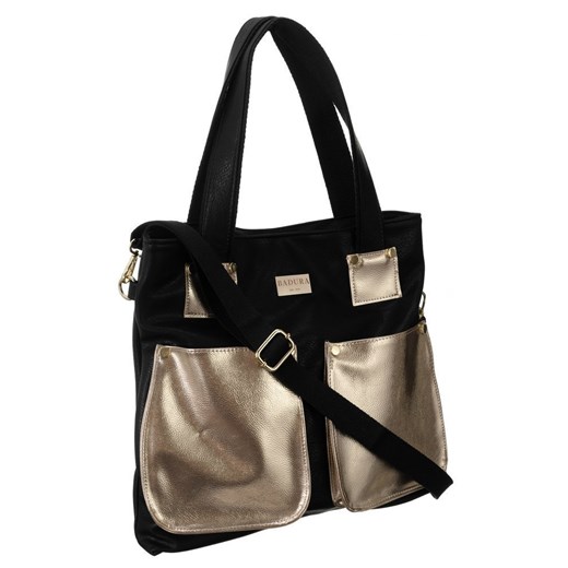 Shopper bag BADURA na ramię matowa elegancka 