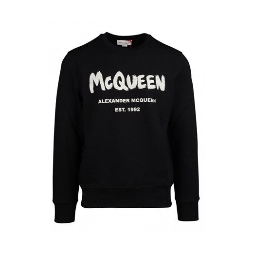Bluza damska Alexander McQueen czarna bawełniana 