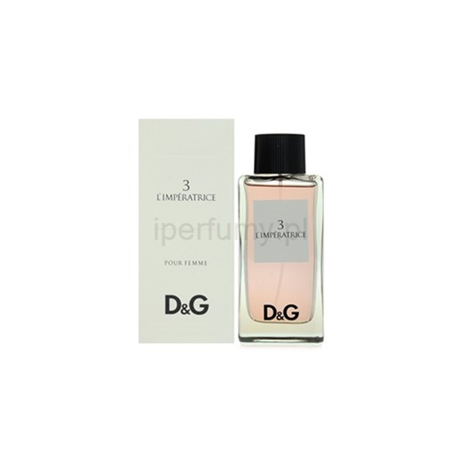 Dolce & Gabbana D&G L´Imperatrice 3 100 ml woda toaletowa iperfumy-pl bialy gra
