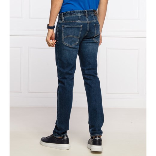 Niebieskie jeansy męskie Armani Exchange 
