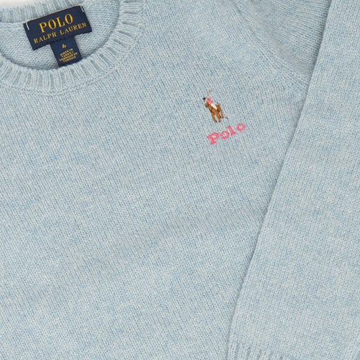 Sweter chłopięcy Polo Ralph Lauren niebieski 