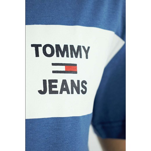 TOMMY HILFIGER T-SHIRT  REGULAR FIT NIEBIESKI Tommy Hilfiger XL okazja dewear.pl