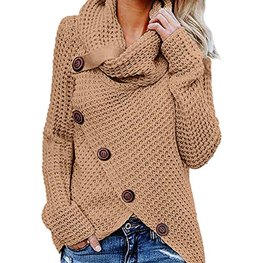 Sweter damski Cikelly z golfem 